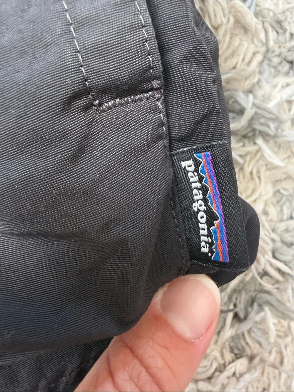 Women’s Black Athletic Running Shorts Patagonia Medium